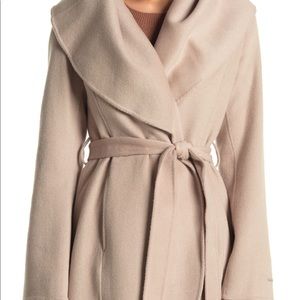Tahari wrap coat